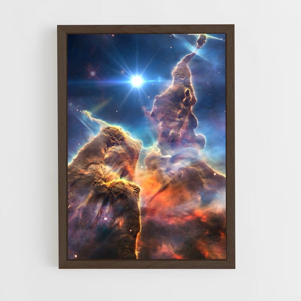 Poster Les Colonnes Célestes – affiche Astronomie (vue 5)